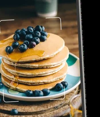 Pancakes ready to scan